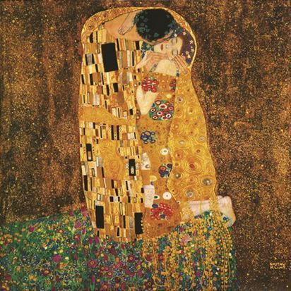 Gustav Klimt " The Kiss "