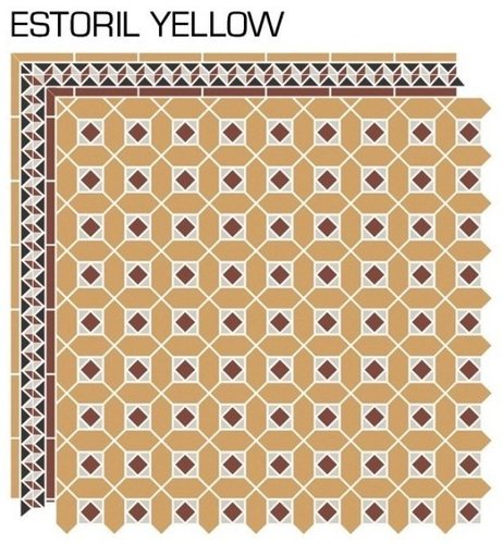 Dauerimprägnierte Feinsteinzeugfliesen " Yellow Estoril " auf Anfrage